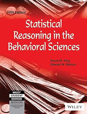 Statistical Reasoning in the Behavioral Sciences 5/e