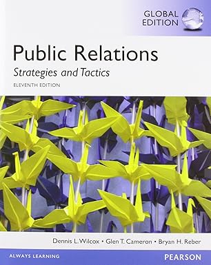 Public Relations: Strategies and Tactics 11/e