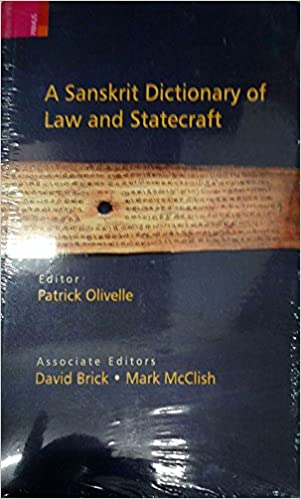A Sanskrit Dictionary of Law and Statecraft