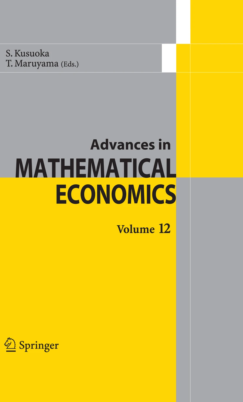 Advances in Mathematical Economics Volume - 12