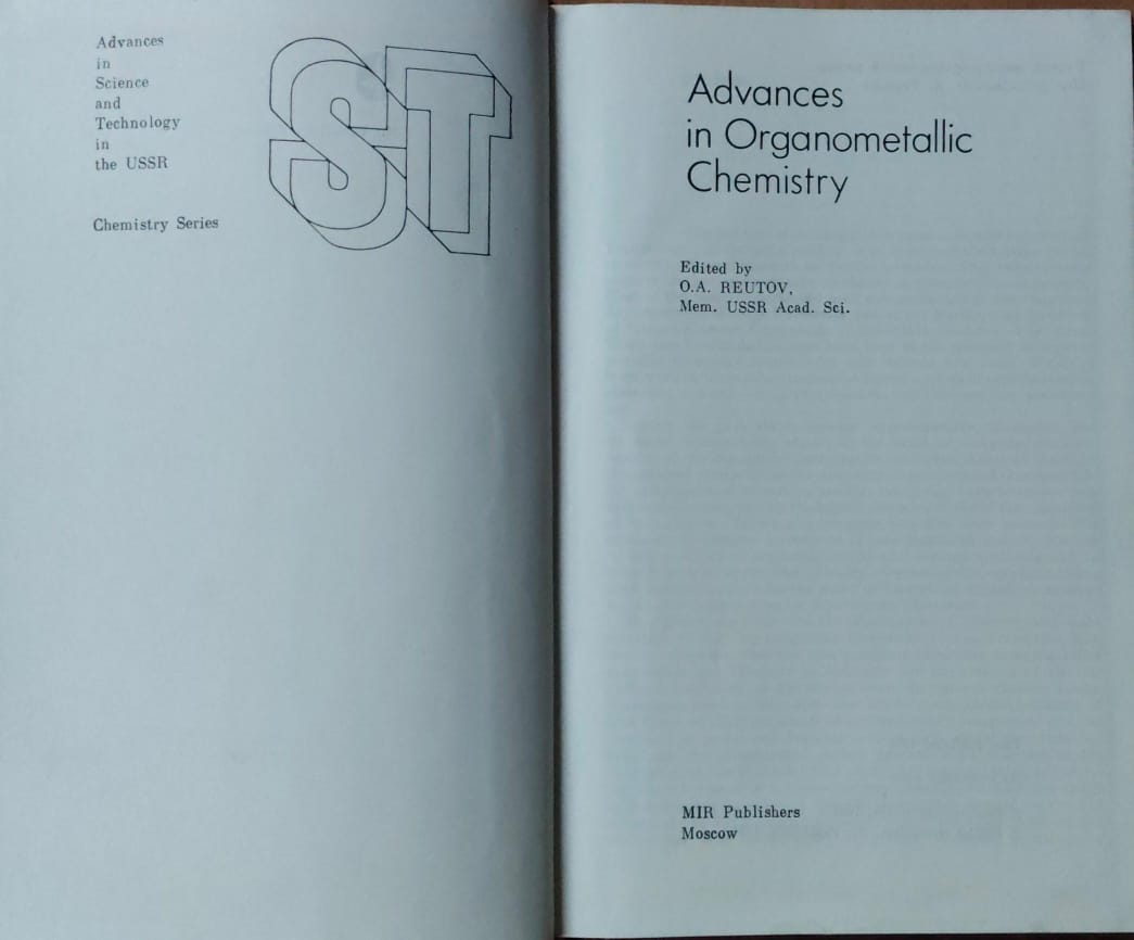 Advances in Organometallic Chemistry