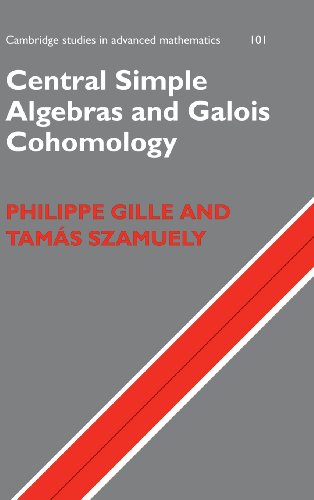 Central Simple Algebras and Galois Cohomology