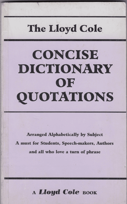 Concise Dictionary of Quotations