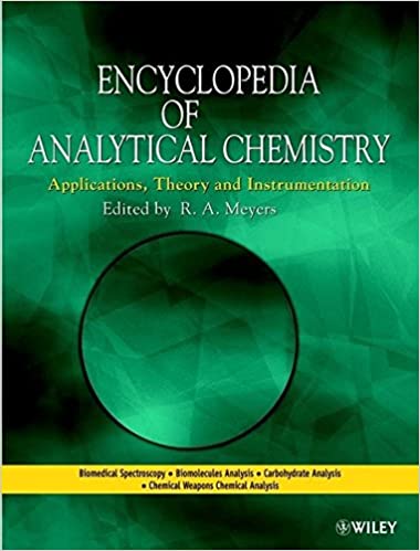 Encyclopedia of Analytical Chemistry Theory and Instrumentation General Articles Indexes - 15 Vols.