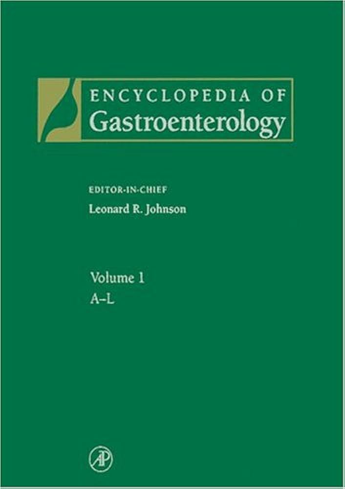 Encyclopedia of Gastroenterology -3 vols. In Complete Set