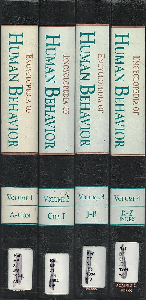 Encyclopedia of Human Behavior- 4 vols. Complete Set