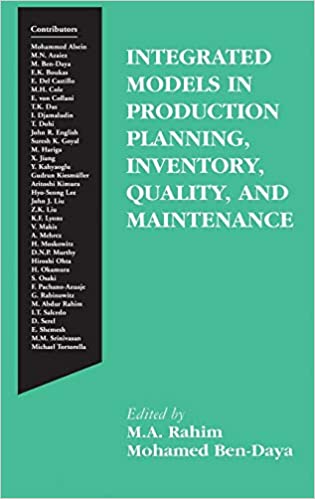 Integrated Models in Production Planning, Inventory, Quality and Maintenance