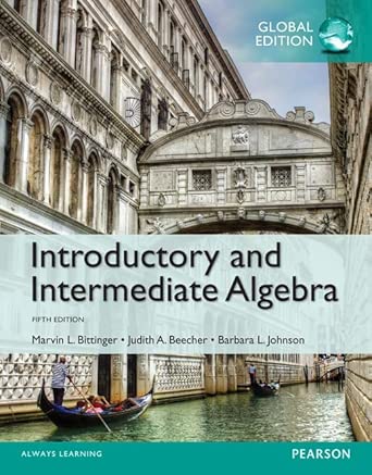 Introductory and Intermediate Algebra 5/e