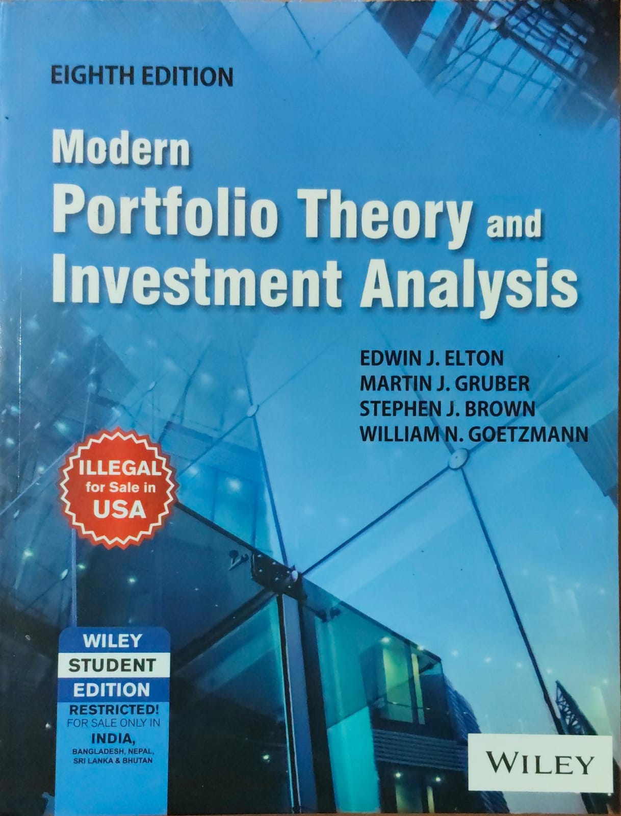 Modern Portfolio Theory and Investment Analysis 8/e