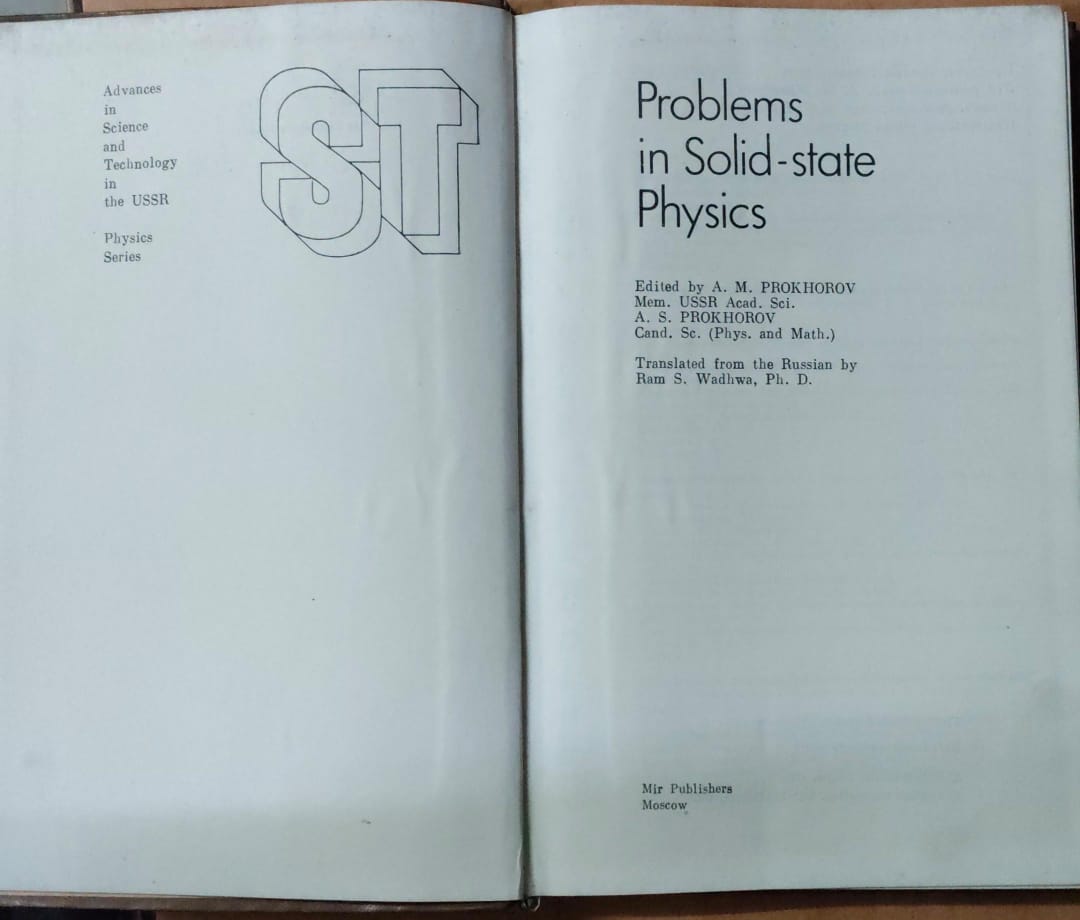 Problems in Solid-State Physics